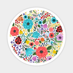 Сolorful flowers Magnet